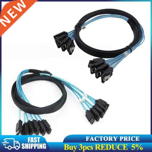 4pcs/set 6pcs/set SATA III 6Gbps SAS Cable for ServerSATA 7