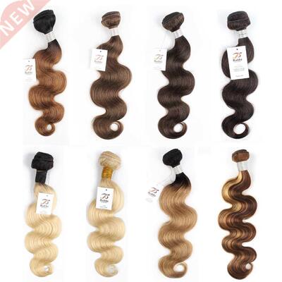 1 undle Highlight londe Hair Weave Indian ody Wave lack