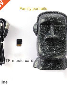 Easter Island Moai Wireless Speaker Retro Stone Elephant TF