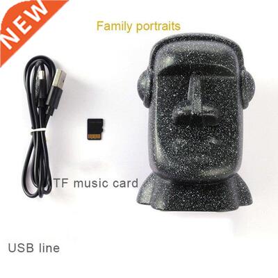Easter Island Moai Wireless Speaker Retro Stone Elephant TF