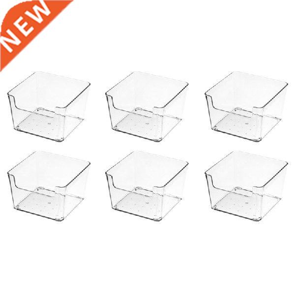 6Pcs Desktop Drawer orage Box Partition Kitchen Tableware