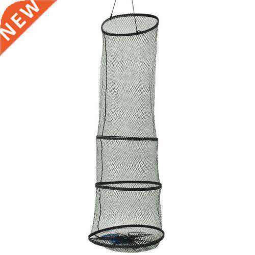 Layers Collapsible Fishing Basket Dip Net Fishing Cage to