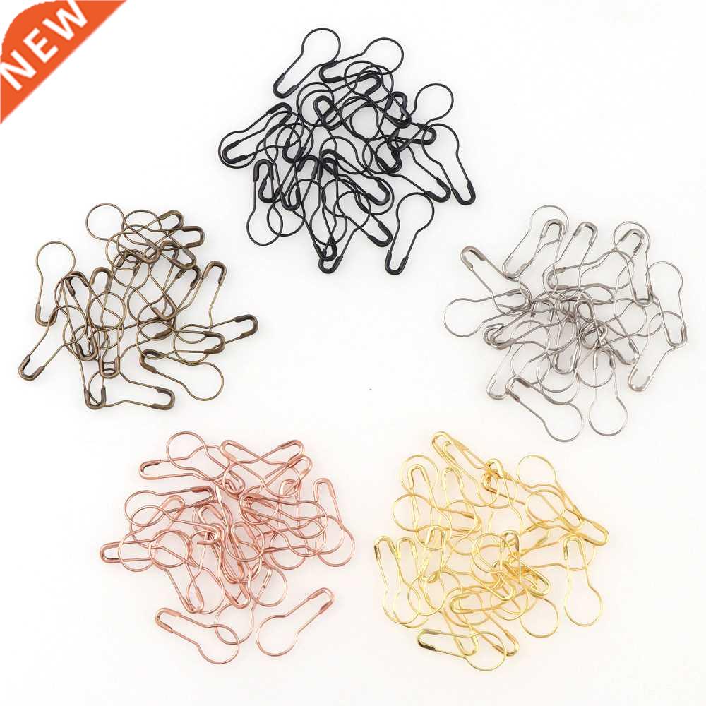 100Pcs Metal Pins Calabash Gourd Pear Shape Safety Metal Cli