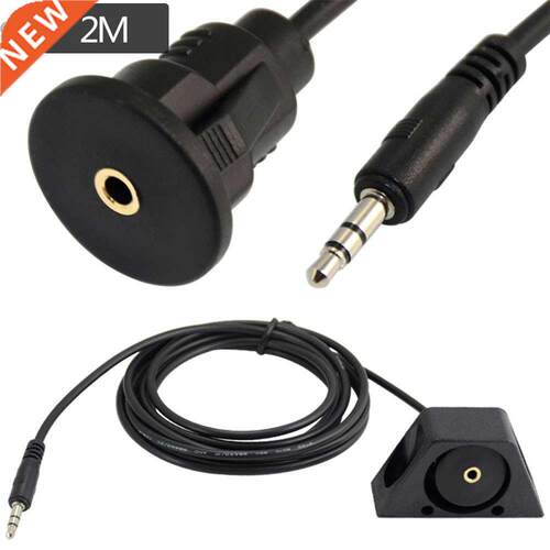 2m Car Truck Dashboard Flush Mount 3.5mm 1/8