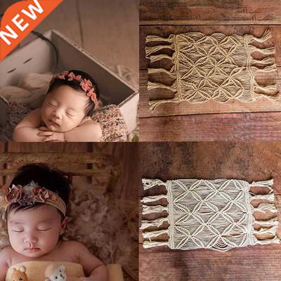 Hemp rope cotton rope handmade woven tassel mat blanket Bohe