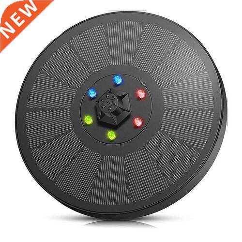 Floating Solar Fountain Pool Decoration Colorful LED Light
