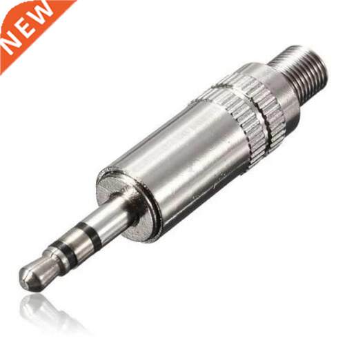 2pcs Headphone Connector 3.5mm Alloy Jack Plug Earphone Ster