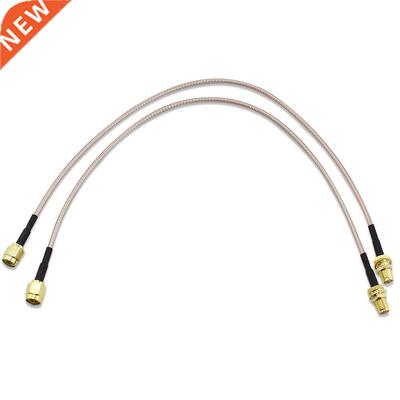 2x RF Connector RP-SMA Male to RP-SMA Female Pigtail Cable G