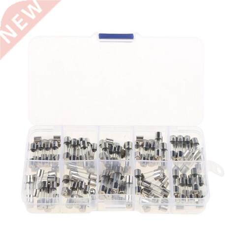 100Pcs/Box 5x20mm Fast Blow Glass Fuse Assorted Kit 250V 0.2