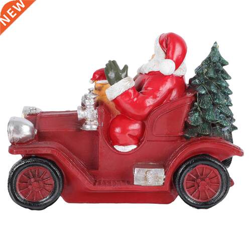 1pc Decorative Christmas Decor with Lamp Dreamy Santa with