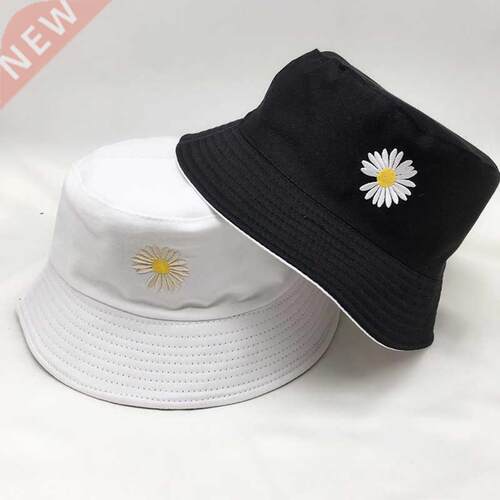 2021 Popular Double-sided Daisy Embroidery Cute Bucket Fishi