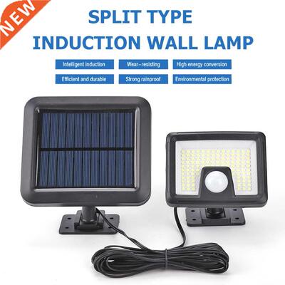 110led Solar Wall Light Motion Sensor Solar Powered Lamp