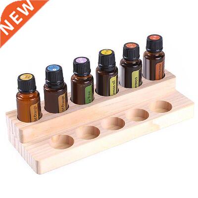 11 Compartments Essential Oil Display Rack Wooden Exquisite