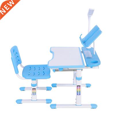 Adjustable Height Children's Desk and Comfortable Chair Set
