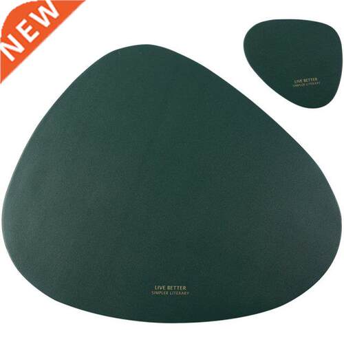 Leather Pads Nordic Creatives Dinette mat Triangle Elliptica