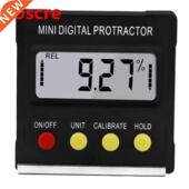 Mini Inclinometer Digital Electronic Angle Protractor Black