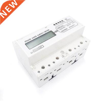 Plastic Case  Phase 4 Wire Energy Meter Detachable 5mm