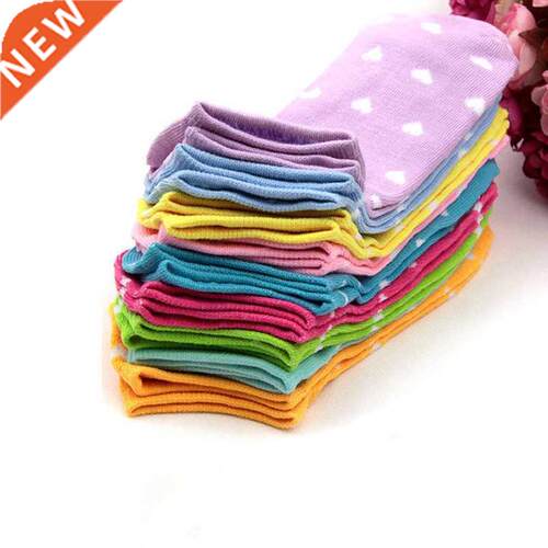 12pcs/6pair Women Socks Het Dot Solid Cute Socks Short Wom