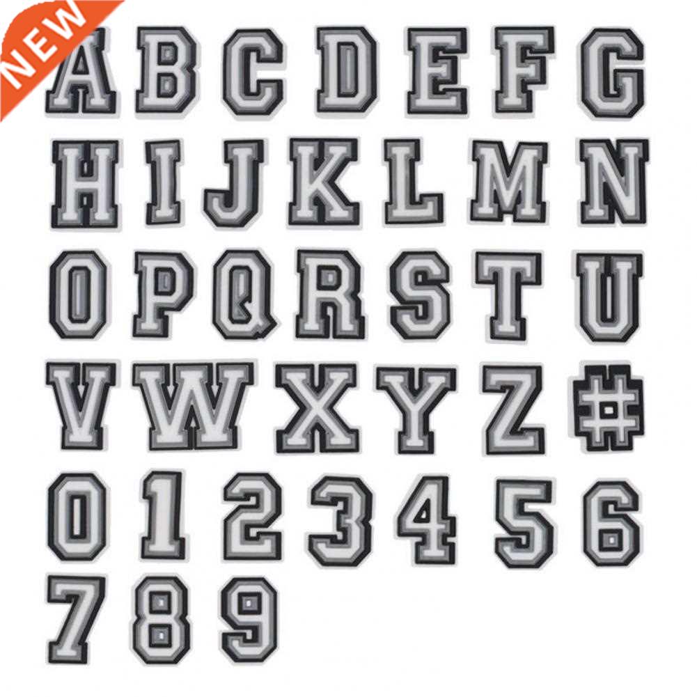 37Pcs Mini Shoe Charms Women Men Sandals Flat PVC Alphabet