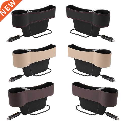 VODOOL Universal Car Console Seat Gap Organizer Cup Holder