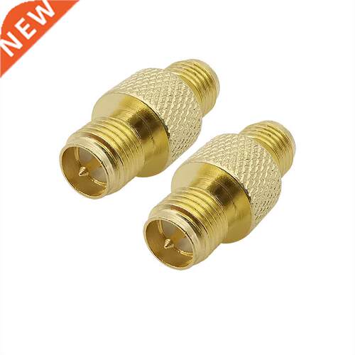 2Pcs RP SMA Female to RP SMA Female Straight RF Coaxial Conn