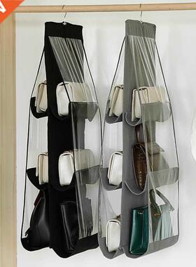 Ladies handbag organizer Double-sided 6-pocket wardrobe