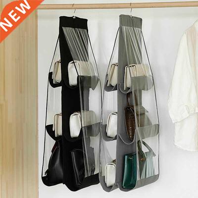 Ladies handbag organizer Double-sided 6-pocket wardrobe