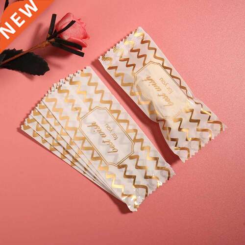 200pcs/lot Candy Wrapper Gold Curve Design Nougat Wrapping