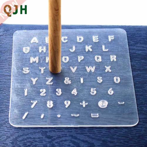Plastic Printing Punch Alphaet Numers Stp Set Leather T