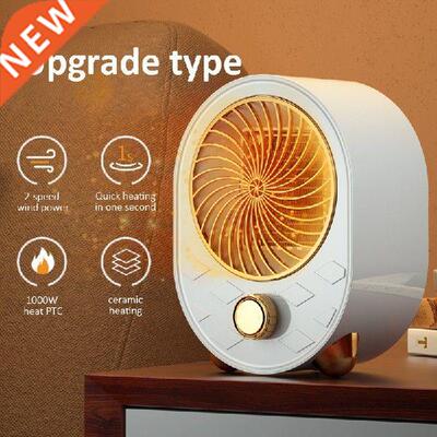 1000W Portable Electric Fan Heater Desktop Mini 2 Heating