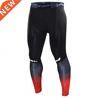 Mens Compression Pants Quick Dry Fit Men Leggings Fitness Ru