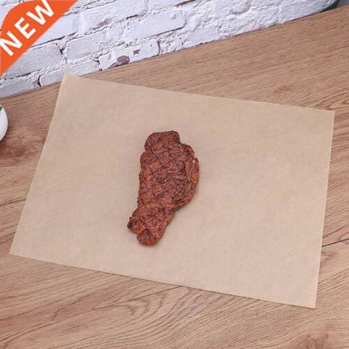 100pcs Non-Stick Parchment Paper Barbecue Sheets Baking Sili