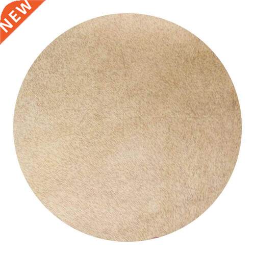 Yibuy 5cm Diameter Light Yellow Goat Skin Drum Head for 10