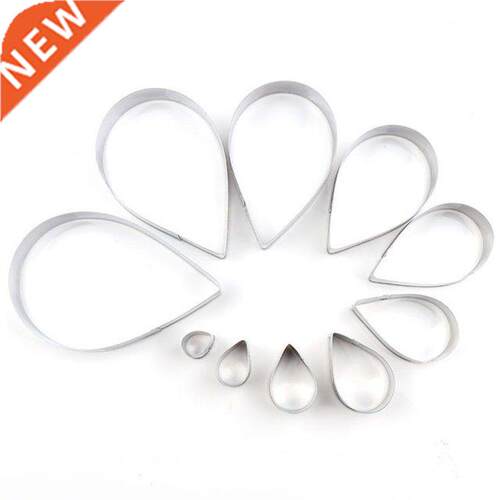 10Pcs Petal Drop Rose Cutting Die Cutters Bread Making Bakin