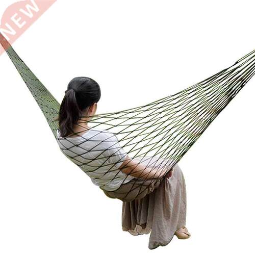Portable Garden Nylon Hammock swingHang Mesh Net Sleeping Be