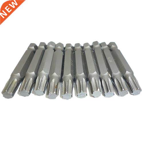 10pc 50mm Length Torx Bit 1/4