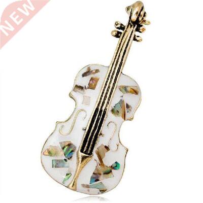 Hot Vintage Cello Guitar Violin Shell Badges Apparel