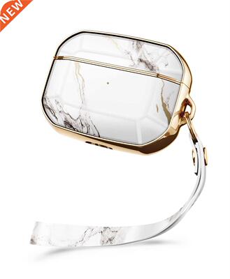 Gviewin For Airpods Pro Case 360 Degree Protective Marble