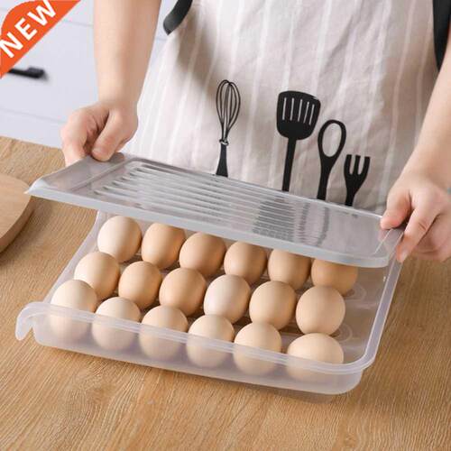 1pc Household Ktchen Refrgerator Egg Storage Box Portable