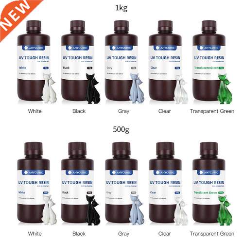 NEW ANYCUBIC Flexible Tough Resin 405nm UV Resin High toughn