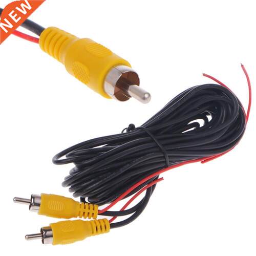 RCA Male To Male AUX Audio Video AV Cable For Car Rear Came