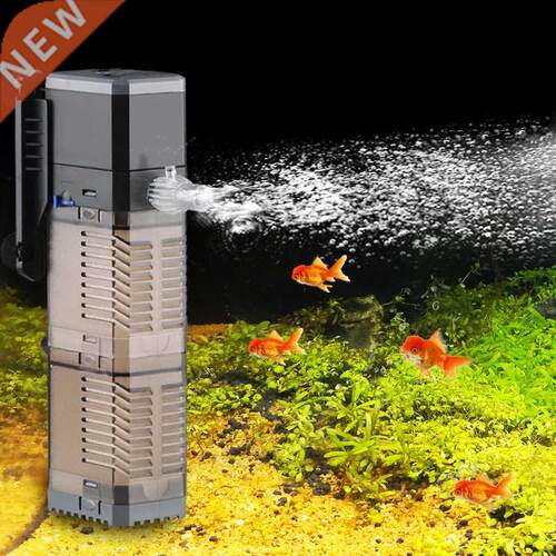 Aquarium Filter Pump Super 4 In 1 Fish Tank Submersible Air