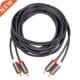 RCA Gold 2RCA Plated Cable Audio 1pcs Male