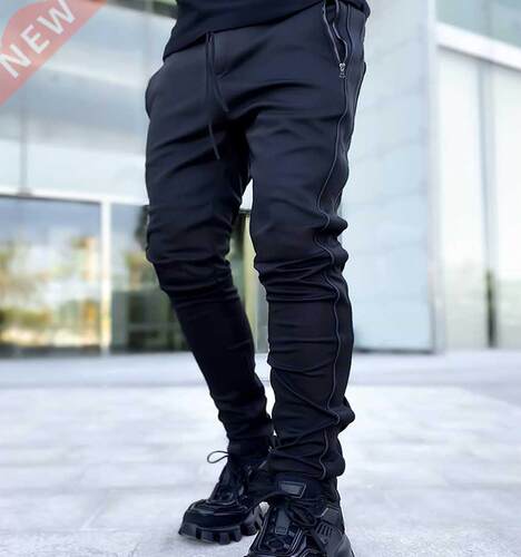 Spring autumn new work pants men's fashion brand sports fitn