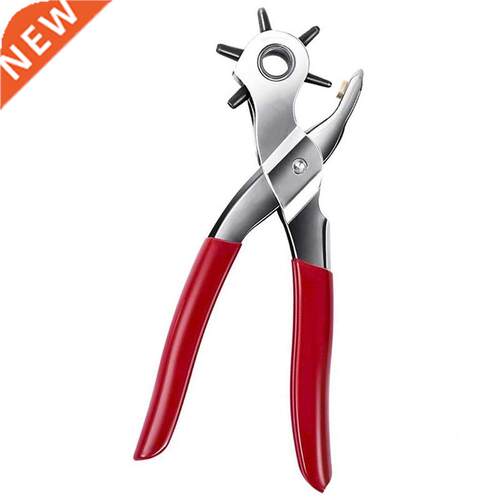 Heavy Duty 6 Size Revolving Leather Belt Hand Hole Puncher