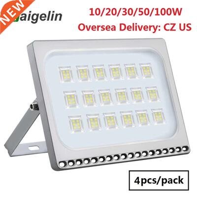 4pcs Ultrathin LED Flood Light 10W 20W 0W 50W 100W IP65