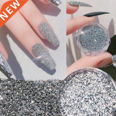 1 Box Nail Art Powder Long Lasting Nail Powder Flashing