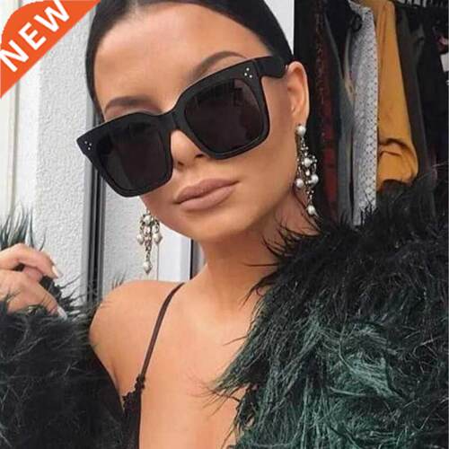 2022 New Square Sunglasses Women Brand Designer Big Frame G