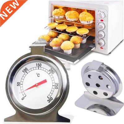 300°C Stainless Steel Oven Thermometer Mini Dial Stand U