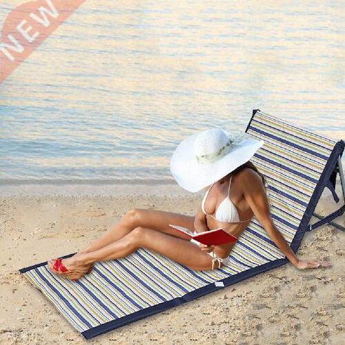Portable Beach Ground Mat Chair Waterproof Folding Backrest
